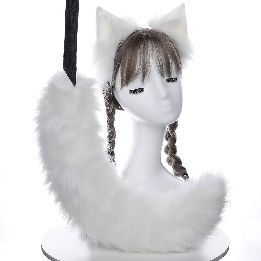 きつねのしっぽ♪です❣️ Amazon.co.jp: [SENMHS] きつねみみ きつねしっぽ 狐 狐 狼 耳